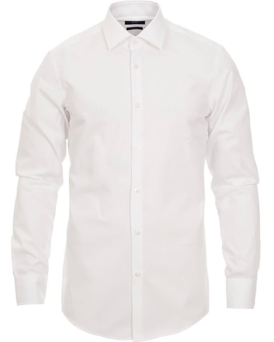 boss jenno slim fit shirt white Ny Billig ct4tf